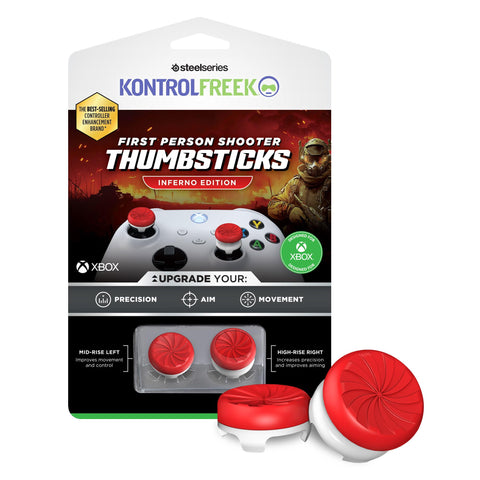 KontrolFreak FPS Inferno (Red/White) Kit for Xbox Series X/S
