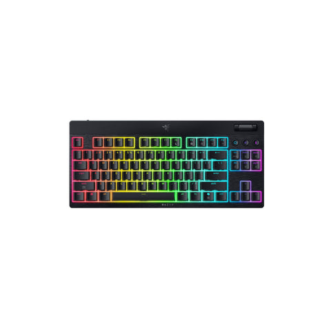 Razer BlackWidow V4 LP TKL HyperSpeed Wireless Low-profile Mechanical Gaming Keyboard Tenkeyless (Yellow Linear Switch)