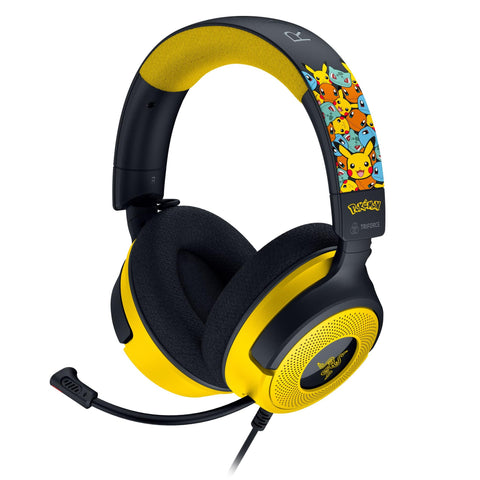 Razer Kraken V4 X Wired Gaming Headset Pokémon Kanto Starters Edition