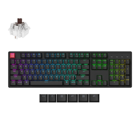 Keychron K10v2 Full Size Wireless Mechanical Keyboard with Aluminium Frame (Brown switch)