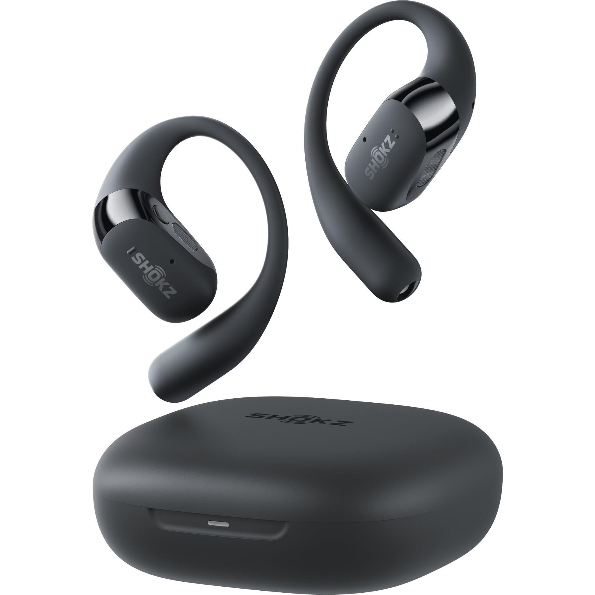 Shokz OpenFit 2+ Open-Ear TWS Earbuds (Black) JB Hi-Fi