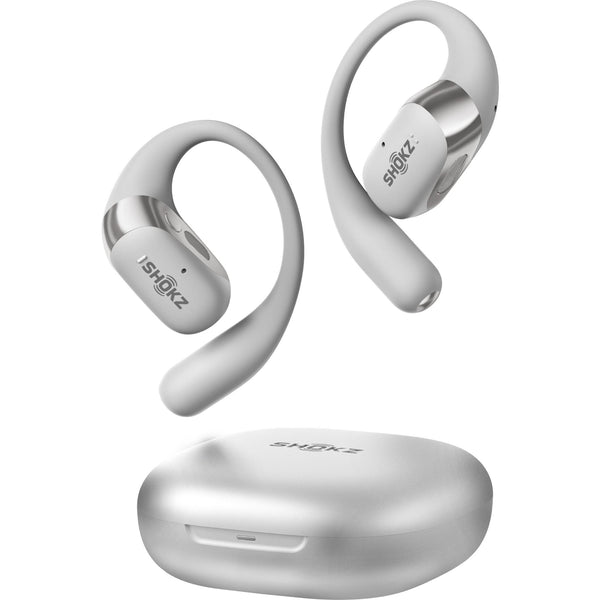 Shokz Openfit 2+ Open-Ear TWS Earbuds in Grey - JB Hi-Fi