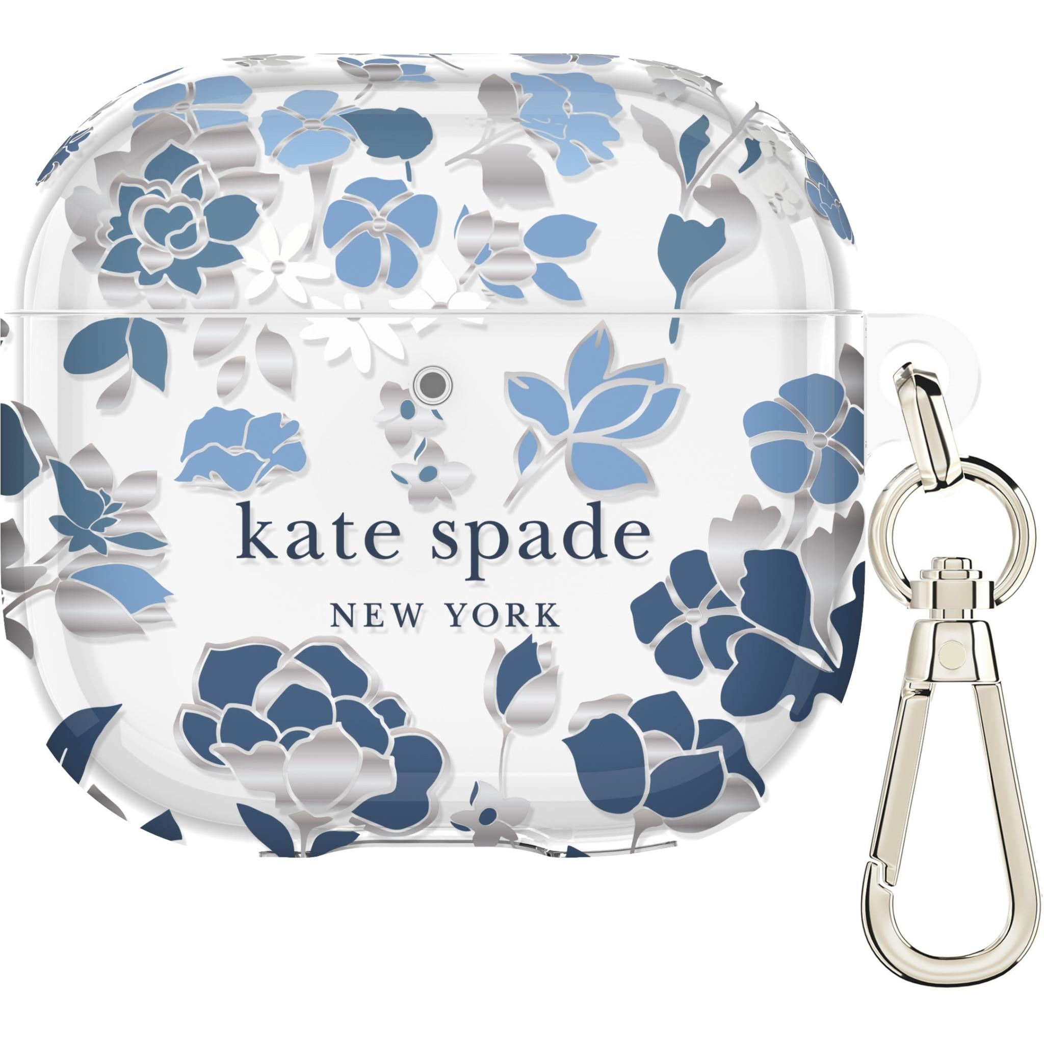 Kate Spade Protective Case for AirPods 4th Gen (Flowerbed Blue