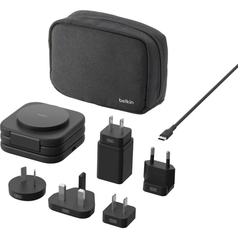 Belkin BoostCharge Pro Travel 3-in-1 Magnetic 15W Wireless Charging Pad with Qi2
