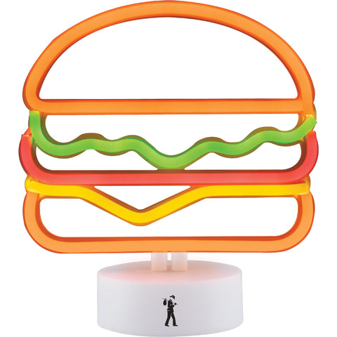 Flea Market Neon Light Burger