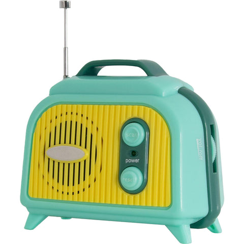 Flea Market Mini Retro Radio (Green)