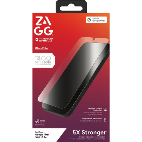 ZAGG InvisibleShield Glass Elite Screen Protector for Google Pixel 10/10 Pro