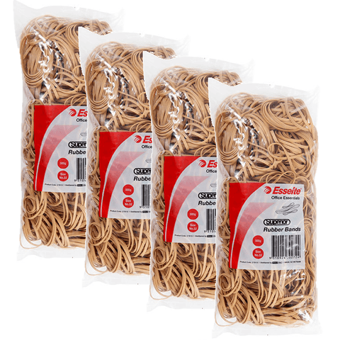 Esselte Superior Rubber Bands Size No.32 500g Bag Pack 4 BULK