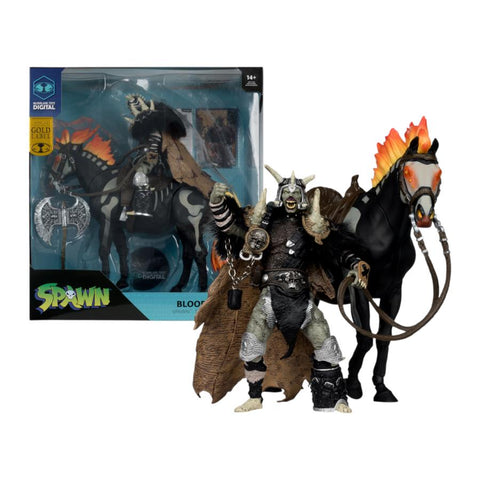 Spawn - Bloodaxe "Spawn The Dark Ages" 2PK (Gold Label) 7" Figure (McFarlane Toys)