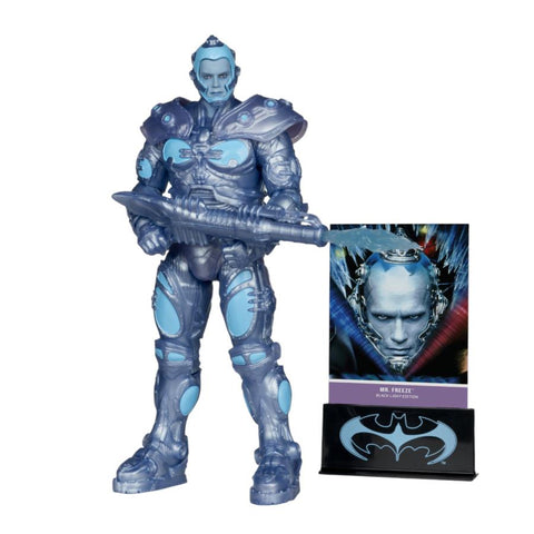 Batman & Robin - Mr. Freeze Black Light Gold Label 7" Figure (McFarlane Toys)