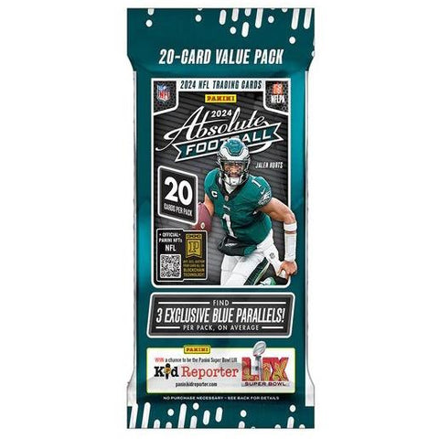 NFL - Panini 2024 Absolute Football Trading Cards - Fat Pack
