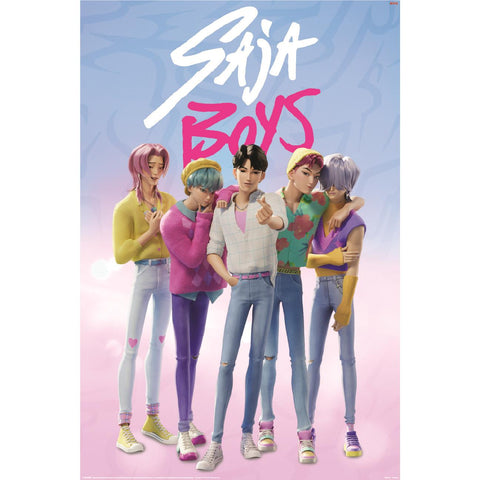 KPOP Demon Hunters - Saja Boys Poster