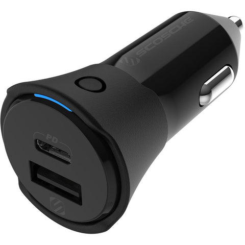 Scosche Fount It Dual Port 32W Car Charger with Find My Device