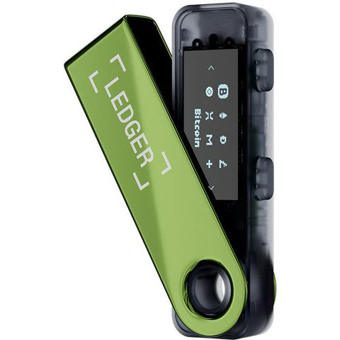Ledger Nano S Plus Crypto Hardware Wallet (Oxidate Green)