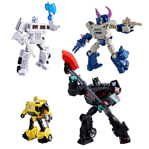 Transformers - Age Of The Primes: Autobot vs Decepticon Action Figure 4-Pack Figure