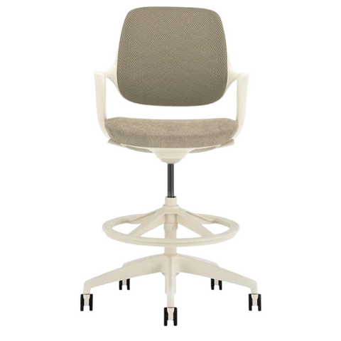 Desky Evoque Low Back Office Chair - Wheat / Yes