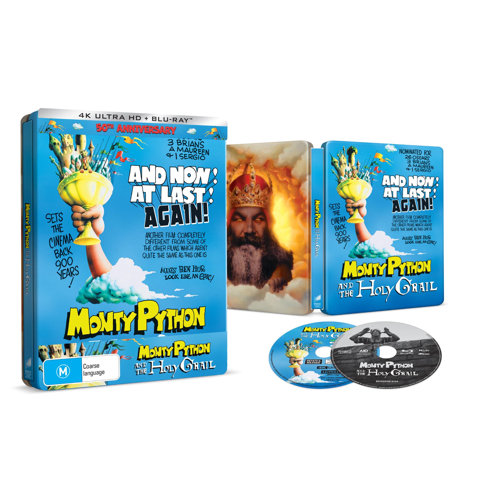 Monty Python and the Holy Grail (Steelbook) JB Hi-Fi