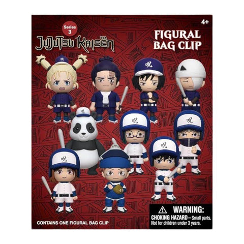 Jujutsu Kaisen - 3D PVC Bag Clip Series 3 (Blind Bag)