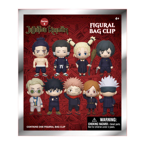 Jujutsu Kaisen - 3D PVC Bag Clip Series 4 (Blind Bag)