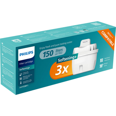 Philips Micro X-Clean Softening + Pitcher Filter (3 Pack)