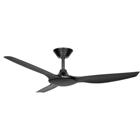 ThreeSixty Delta DC 132cm 3 Blade Ceiling Fan (Black)
