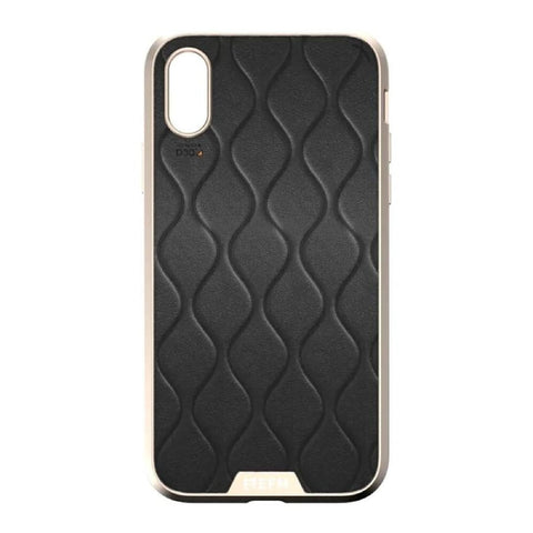 EFM Verona Case for iPhone XR - Gold Leather