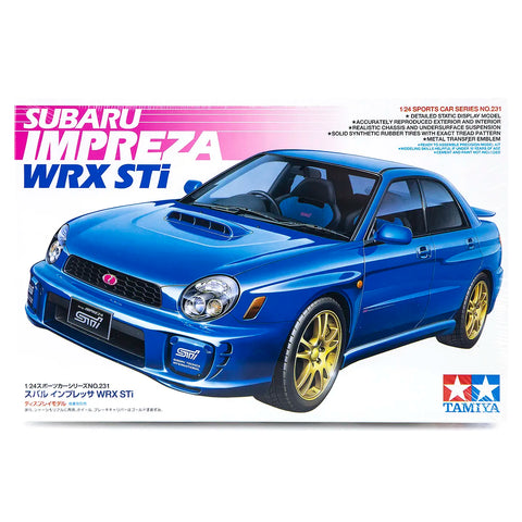 Tamiya 1/24 Subaru Impreza WRX STi Scaled Plastic Model Kit