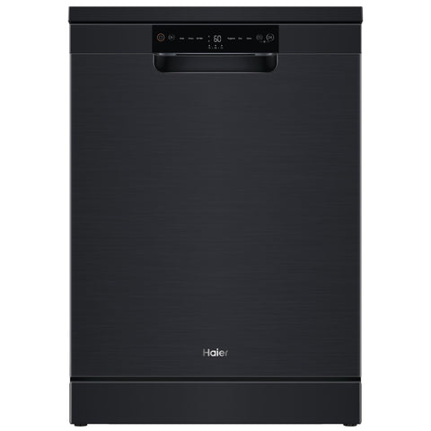 Haier HDW13F0B1 300 Series 13 Place Setting Freestanding Dishwasher (Black)