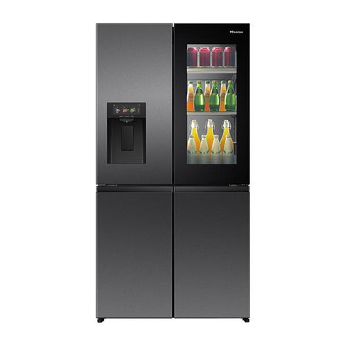 Hisense HRCD615TBWV 615L PureView French Door Fridge (Dark Stainless Steel)