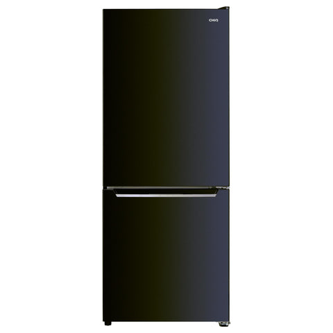CHiQ CBM280NB5E 283L Bottom Mount Fridge (Black Steel)