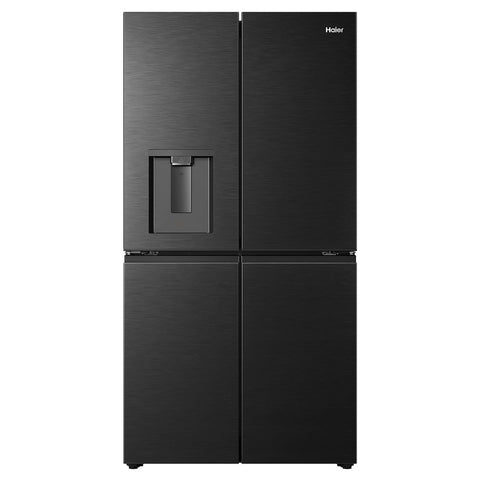 Haier HRF690YNC 625L Quad Door Fridge (Black)