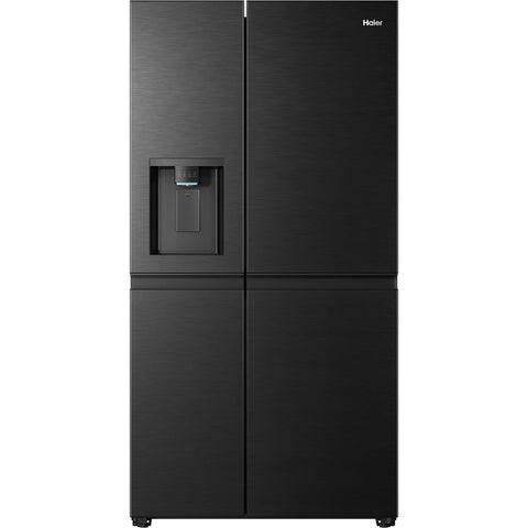 Haier HRF650XZC 650L Side-by-Side Fridge (Black)