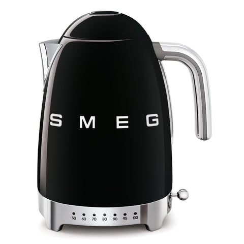 Smeg KLF04 50's Style 1.7L Variable Temperature Kettle (Black)