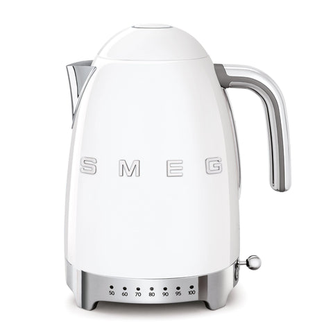 Smeg KLF04 50's Style 1.7L Variable Temperature Kettle (White)