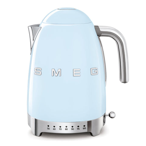 Smeg KLF04 50's Style 1.7L Variable Temperature Kettle (Pastel Blue)