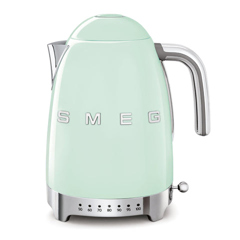 Smeg KLF04 50's Style 1.7L Variable Temperature Kettle (Pastel Green)