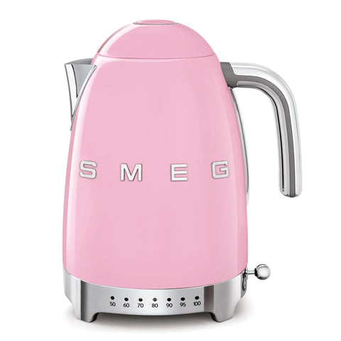 Smeg KLF04 50's Style 1.7L Variable Temperature Kettle (Pink)