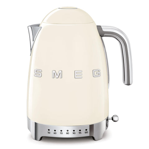 Smeg KLF04 50's Style 1.7L Variable Temperature Kettle (Cream)