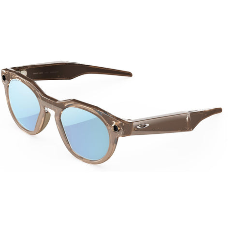 Oakley | Meta HSTN AI Glasses (Brown Smoke/Prizm Deep Water Polarized)