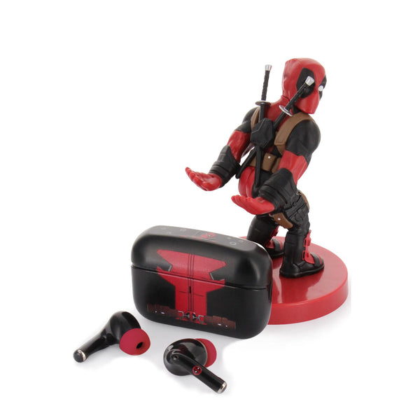 Cable Guys Deadpool Marvel Buds Pro Wireless Earbuds JB Hi-Fi
