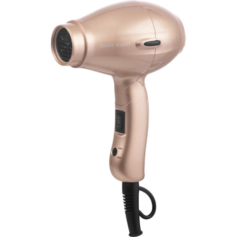Silver Bullet 1200W Runway Travel Hair Dryer (Champagne)