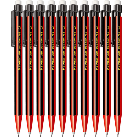 Staedtler 763 Tradition Mechanical Pencil Eraser 0.7mm [Box 10]