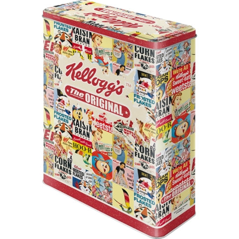 Nostalgic-Art Tin Storage Box XL Kellogg's The Original Steel 8x19x26cm