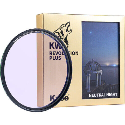 Kase KW Revolution Plus  Neutral Night Pollution Filter with Magnetic Adapter Ring (72mm)