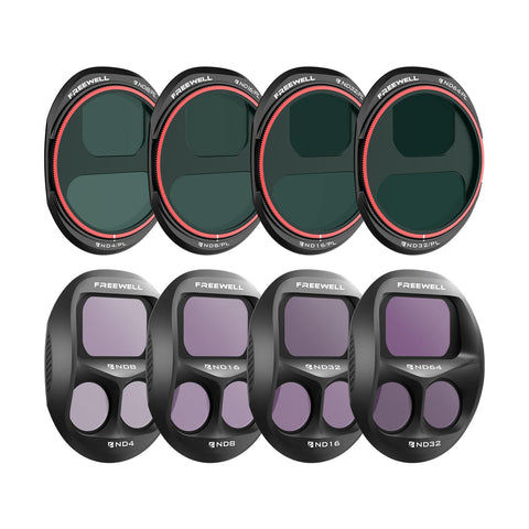 Freewell 8-pack All Day Series ND/Split ND-PL Filter Set for DJI Mavic 4 Pro