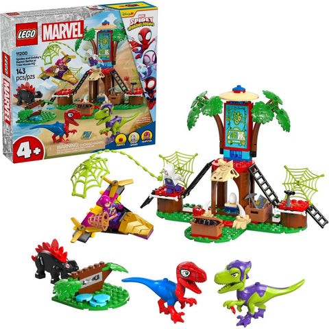 LEGO Spidey and Gobbys Raptor Battle