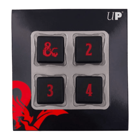 Ultra Pro: UP18613 Heavy Metal D6 x4 Dice Set for Dungeons & Dragons
