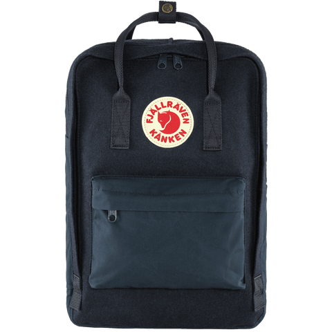 Fjallraven Kanken Re-Wool Laptop 15" Backpack - Black