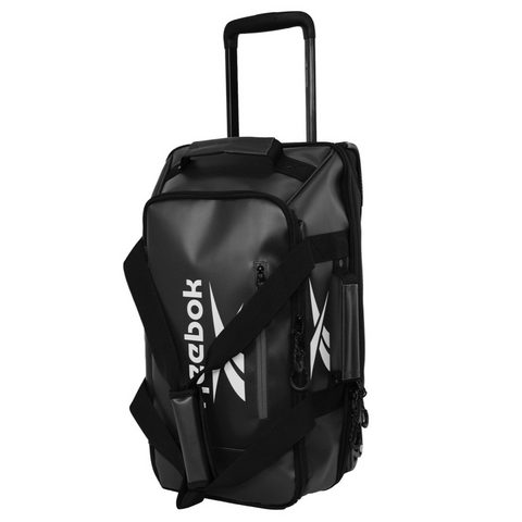Reebok All Star Cabin 39L Leather Film Trolley Luggage (Black)