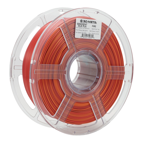 3D META Gradient Silk PLA 3D Printing Filament - Fire